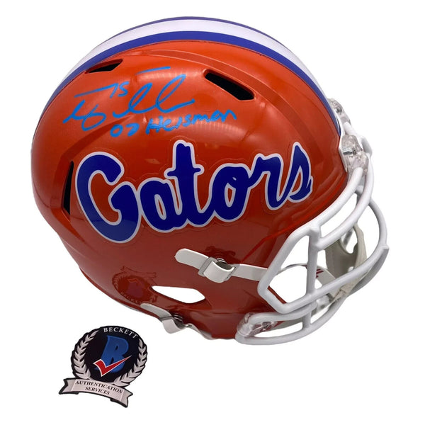 Tim Tebow Signed Florida Gators Full-Size Helmet (Beckett & Tim Tebow – Super Sports Center
