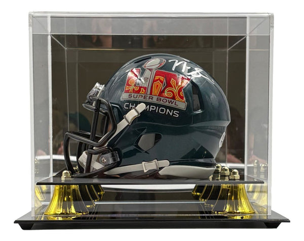 Nick Sirianni Signed Philadelphia Eagles Super Bowl 59 Mini Helmet BAS w/ Case
