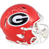 Nick Chubb Autographed Georgia Bulldogs Authentic Helmet Beckett Witness 49797