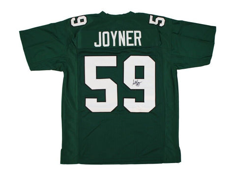 Seth Joyner Signed Philadelphia Eagles Jersey (JSA COA) Super Bowl XXXIII Champ