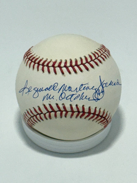 REGGIE JACKSON Signed AL Baseball - Full Name w/ "Mr. October" AUTO - JSA