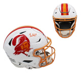 Baker Mayfield Signed Tampa Bay Speed Flex Authentic Creamsicle NFL Helmet
