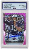 Drew Allar Signed Penn State 2022 Bowman Pink Refractor RC Card #59 - (PSA/DNA)