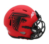 Michael Vick Signed Atlanta Falcons Speed Rave NFL Mini Helmet