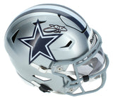 Emmitt Smith Autographed Dallas Cowboys Mid-Size Speedflex MIDI Helmet Beckett
