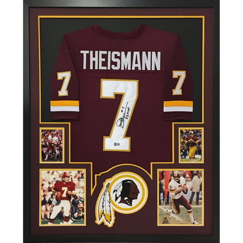 Joe Theismann Autographed Signed Framed Washington Football Jersey BECKETT
