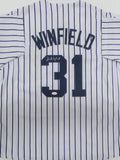 New York Yankees DAVE WINFIELD Signed Custom Replica Pinstripe Jersey AUTO - JSA
