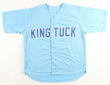 Kyle Tucker Signed Chicago Cubs King Tuck Jersey (Beckett) 4xAll Star Outfielder