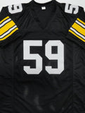 Steelers JACK HAM Signed Custom Replica Black Pittsburgh Jersey AUTO w/ HOF BAS