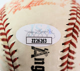 1978 California Angels Team Signed Baseball - 19 Authentic Signatures JSA LOA