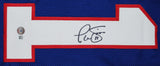 Phil Simms Authentic Signed Blue Pro Style Jersey Autographed BAS Witnessed