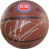 Dennis Rodman Autographed/Signed Detroit Pistons Basketball Beckett 54274