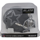 CeeDee Lamb Signed Dallas Cowboys Slate Mini Helmet FAN 44936