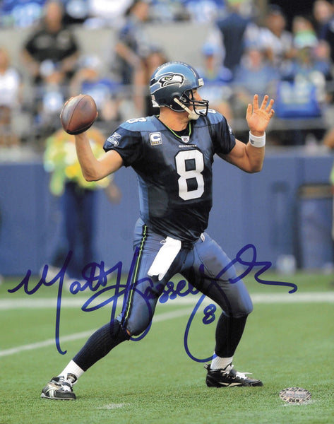 Matt Hasselbeck Autographed Signed 8x10 Photo Seattle Seahawks MCS Holo #63018