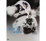 Ricky Williams Signed Miami Dolphins Unframed 16x20 Photo-Smokey Helmet W insc.