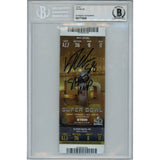 Von Miller Autographed Super Bowl 50 Ticket Stub SB MVP Slab Beckett 48688
