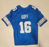 JARED GOFF SIGNED DETROIT LIONS NIKE AUTHENTIC SCREENPRINT JERSEY FANATICS QR