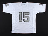 Tom Flores Signed Raiders Jersey Insc "HOF 2021"(JSA COA) Oakland QB (1960-1966)