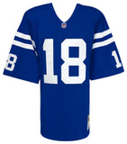 Peyton Manning Signed Colts Blue M&N NFL Legacy Football Jersey - (Fanatics COA)