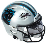 Chuba Hubbard Autographed Carolina Panthers Speedflex Midi Helmet Beckett