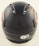 Colston Loveland Signed Chicago Bears Mini Helmet (Beckett) 2025 1st Rnd Pck /TE