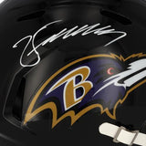 Zay Flowers Baltimore Ravens Autographed Speed Replica Helmet