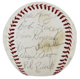1977 Athletics (24) McCatty, Langford, Page Signed Oal Baseball BAS #AC33306