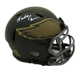 Randall Cunningham Signed Philadelphia Eagles Speed STS 4 NFL Mini Helmet