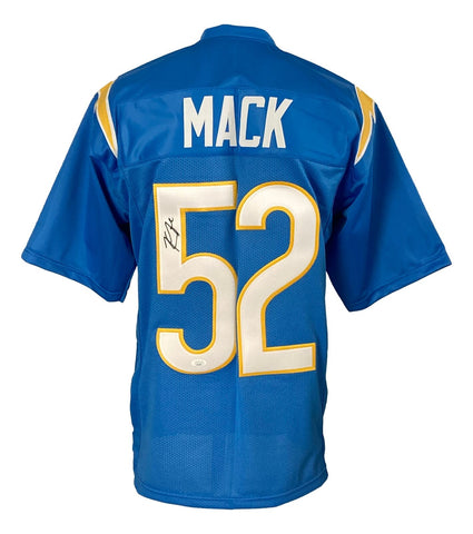 Khalil Mack Signed Custom Powder Blue Pro-Style Football Jersey JSA