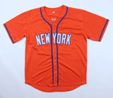 Juan Soto Signed New York Meta Red Throwback Jersey (Beckett) N.Y. Outfielder