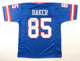 Stephen Baker Signed New York Giants Jersey Inscribed "SBXXV 20-19" (JSA) W.R.