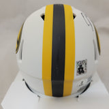 JOSH JACOBS SIGNED GREEN BAY PACKERS LUNAR ECLIPSE SPEED MINI HELMET BECKETT QR