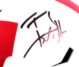 Derek TJ JJ Watt Autographed Wisconsin F/S Speed Flex Helmet-Beckett W Hologram