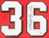 Merton Hanks Signed Francisco 49ers Jersey (PSA) Super Bowl XXIX Champion D.B.