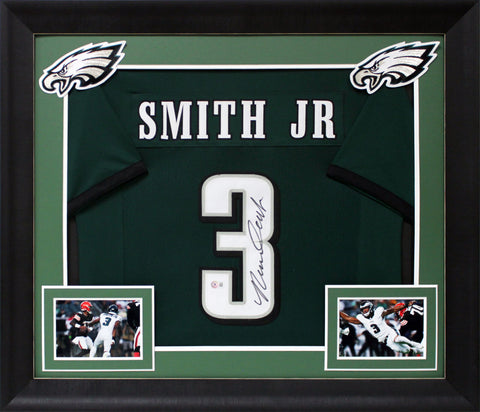 Nolan Smith Authentic Signed Green Pro Style Framed Jersey BAS Witnessed