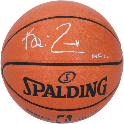Kevin Garnett Minnesota Timberwolves Signed Spalding Basketball & "HOF 20" Insc