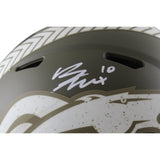 Bo Nix Autographed Denver Broncos Authentic 22 STS Helmet Beckett Witness 55145