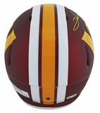 Clinton Portis Signed 2024 On-Field Alt F/S Speed Rep Helmet W/ Case BAS Witness
