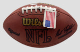 Harry Carson HOF Signed/Inscribed NFL Leather Football NY Giants JSA 205451