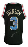 Allen Iverson Signed 76ers 1996-97 Lunar New Year MN Jersey PSA