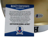 Joe Theismann Signed/Inscr Notre Dame Speed Full Size Rep Helmet Beckett 159757