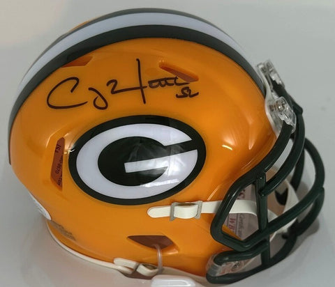 Packers SB XLV CLAY MATTHEWS Signed Riddell Speed Mini Helmet AUTO - JSA