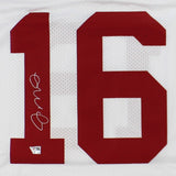 Joe Montana Signed San Francisco 49ers Mitchell & Ness White Authentic NFL Jerse