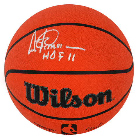 Artis Gilmore (BULLS) Signed Wilson I/O NBA Basketball w/HOF'11 - (SCHWARTZ COA)