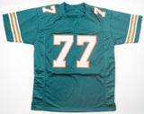 Doug Crusan Signed Jersey Inscribed "Miami Dolphins" & "17-0" (JSA) 2xSuper Bowl