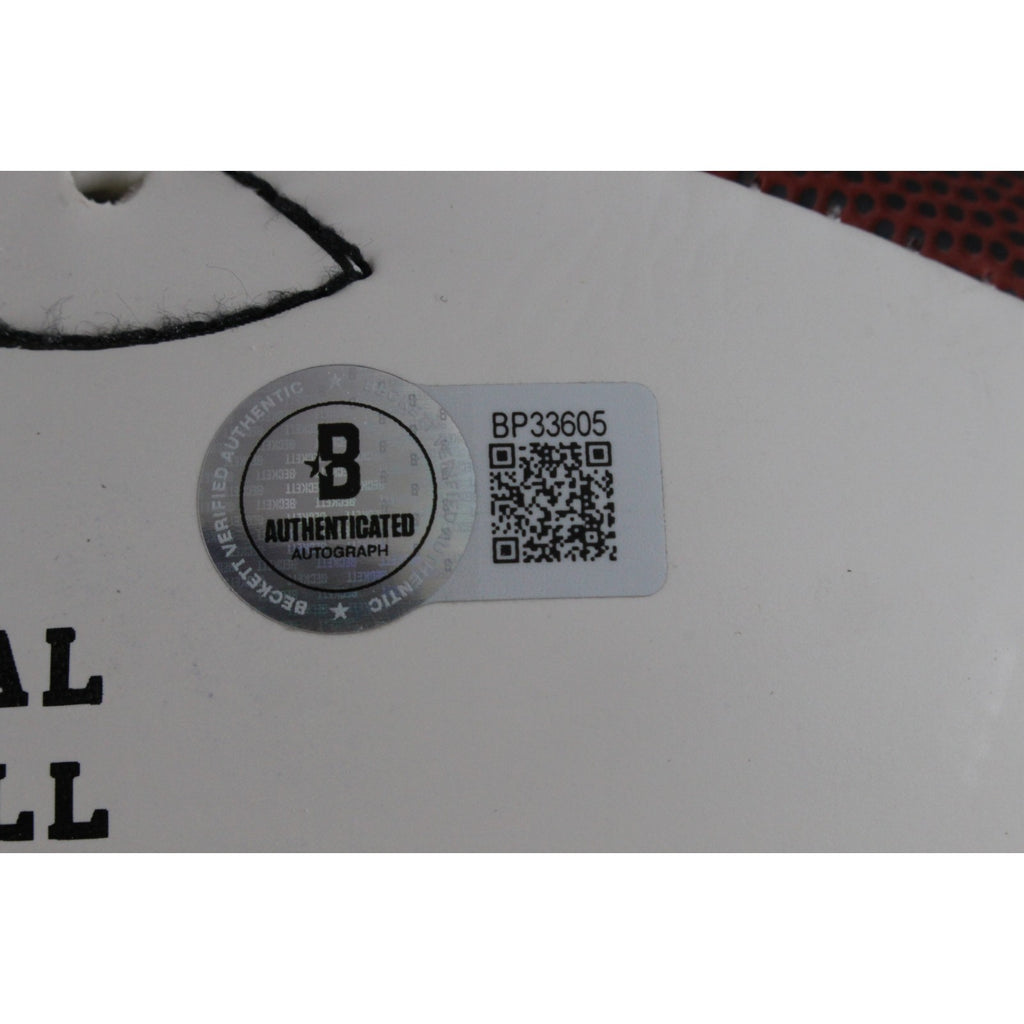 John Elway Autographed/Signed NFL Logo Football Beckett Authentication ...