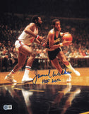Jamaal Wilkes Autographed 11x14 Photo Warriors "HOF 2012" Beckett QR #SB30709