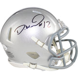 Denzel Ward Autographed/Signed Ohio State Buckeyes Mini Helmet JSA 53096