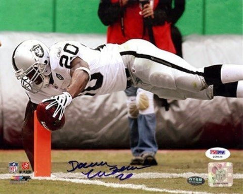 DARREN MCFADDEN AUTOGRAPHED SIGNED 8X10 PHOTO OAKLAND RAIDERS PSA/DNA 21186