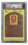 Robin Roberts Signed 4x6 Philadelhia Phillies HOF Plaque Card PSA/DNA 85027817